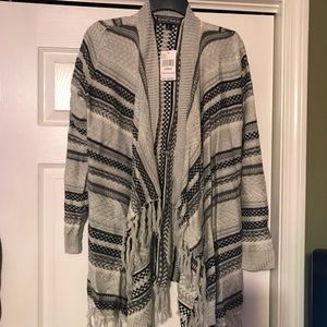 ALMOST FAMOUS PRINTED KIMONO SHAWL